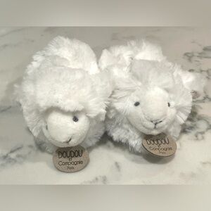 Doudou et Compagnie-‎ Chestnut Baby Bunny Booties